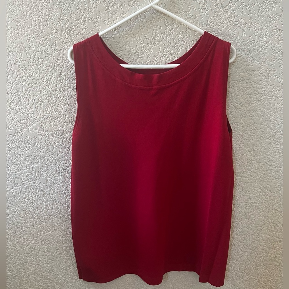 Dress Barn Sweater Top Red 18/20